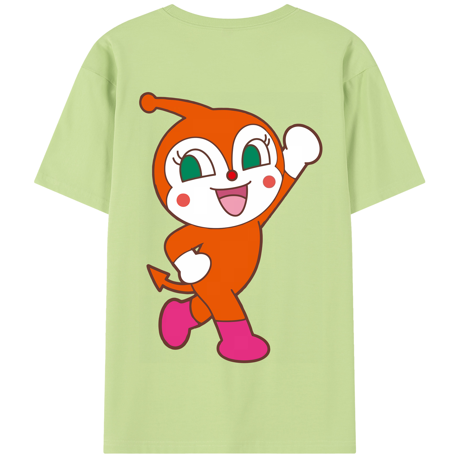 （画像用） アンパンマン Anpanman 綿100％半袖Tシャツ（背面プリント）